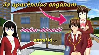 Casa de RICO mas por Dentro.. ENTREI na CASA dos Irmãos SHIROZAKI 😳😱 ~Sakura School simulator ❤️