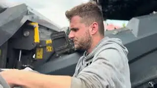 Převoz kombajnu Fendt Ideal 9T