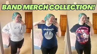 Trying On My ENTIRE Band Merch Collection
