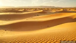 Golden Hour Desert Serenity: Ethereal Focus Awaits 🌅✨