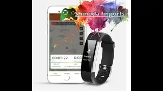 Pulseira de rel&oacute;gio inteligente esportiva smartband id115