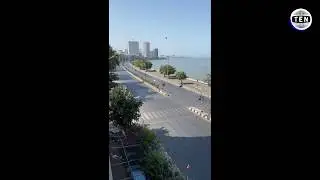 Coronavirus | Janata Curfew | 100% successful | Mumbai&rsquo;s Marine Drive at 10 am | 22 March.