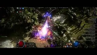 Path of Exile 2  gameplay. Wyvern and her casual cleaning of T6 map.