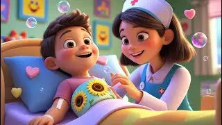 Little Boo Boo Learns &ndash; Bandage Time Rhyme + More | Colorful Nursery Rhyme for Toddlers