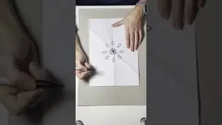 Quick and easy mandala drawing demo