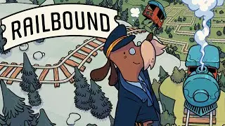ALL ABOARD THIS CUTE AND COZY TRAIN PUZZLER! - Railbound