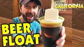 BEER FLOAT at Clarabelle's at Disney California Adventure!