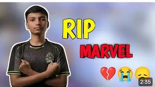 Sad Day for Freefire eSports.. HH Marvel Is no more 💔💔. #RIP 