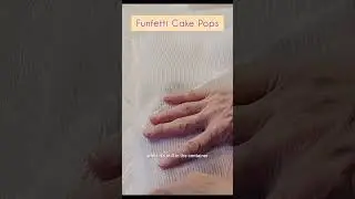 Funfetti Cake Pops: Baking and Mixing Magic! #morsel #cakepops #funfetti