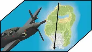 GTA 5 - How Long Does It Take To Fly Across The Map?