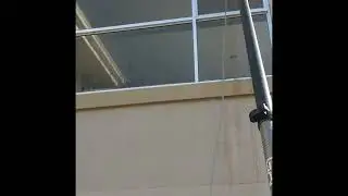 How you can clean your two story windows safely with no ladder ?