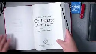 Opening the 12th Edition Merriam-Webster Dictionary After 20 Years