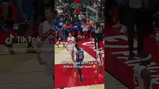 KAT IS COOKING IN TORONTO 😳🔥              #nba #sports #basketball #highlights #youtube #viralvideo