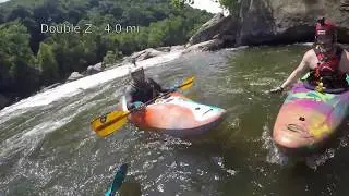 New River Gorge at 1.4ft - Every Rapid