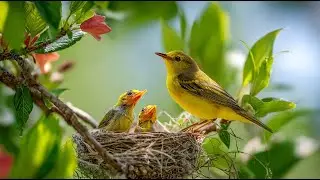 🌼 Soft Relaxing Piano with Bird Sounds | Peaceful Nature Ambience for Healing and Sleep