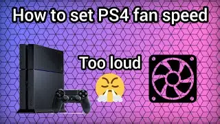 How to control PS4 fan speed (11.00 - 5.05)