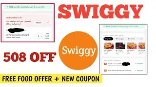 Swiggy 508 off + free food offer || swiggy coupon code today || coupon for SWIGGY 2026
