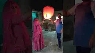 makar sakranti hot air balloon #hotairballoon #shorts @Bhoomichandawat @palakshikhangarot