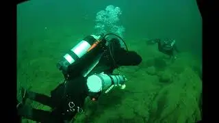 Diving i Stora Lund Vättern Sweden