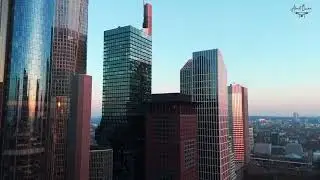Frankfurt, Bankenviertel | 4K Drone