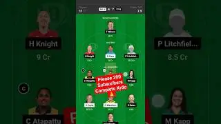 MR W vs ST W Dream11 Prediction, MRW vs STW Dream11 Today Team, WBBL 2023 Match Prediction #wbbl