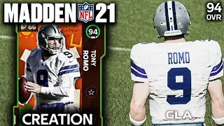 QB Tony Romo Autumn Blast Creation MUT 21  Madden 21 PS4 | Xbox 1 | PC