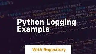 python logging example
