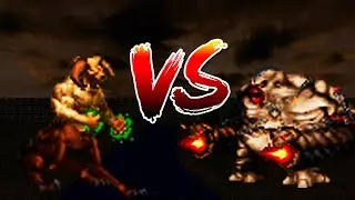 Belphegor vs Volcabus - BRUTAL DOOM Monster Infighting