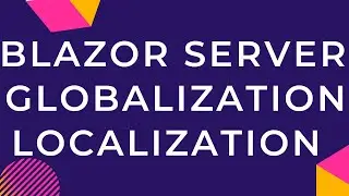 Blazor Server Globalization Localization