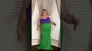 Part 3: I'm trying PLUS-SIZE Halloween COSTUMES so YOU don't have to!!  ARIEL!!