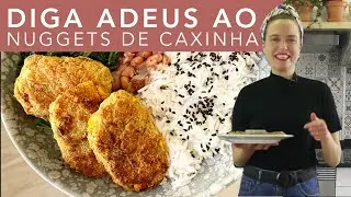 Nuggets vegano! Proteico e saud&aacute;vel!