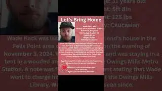 WADE ALAN HACK IS STILL MISSING #missingperson #missingpersons #coldcase #coldcases #help