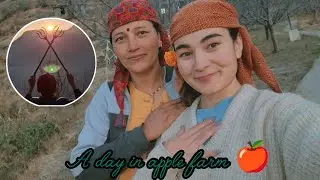 Aaj m kafi time baad khet gyii 🍎✨️