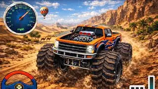 Monster Truck Rider Game 🚚💨 | Night Offroad Racing & Extreme Stunts Gameplay