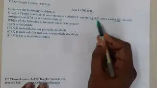 GATE CSE 2001