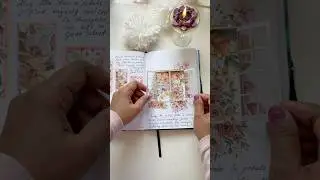 🩷 CUTE JOURNAL ✨ SATISFYING JOURNALING 🩷 #diy #craft #cutediy #art #journal #aesthetic #pink