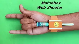 How to make spiderman web shooter | Matchbox web shooter | DIY shooting toy