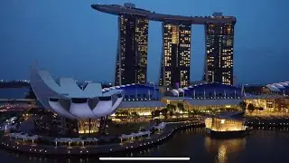 Singapore -Marina Bay - Drone 4k