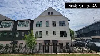 INSIDE- BRANDNEW TOWN HOME FOR SALE IN SANDY SPRINGS, GEORGIA - 3 Bedrooms - 3.5 Bathrooms