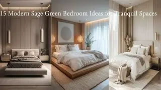 15 Modern Sage Green Bedroom Ideas for Tranquil Spaces/advance designer/#home #homedesigner
