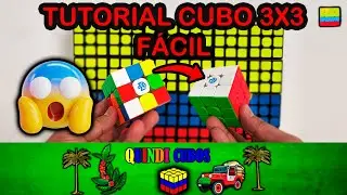 Como armar un cubo 3x3 Tutorial 2025 | 4K | Armar un cubo rubik | Tutorial muy f&aacute;cil del cubo 3x3