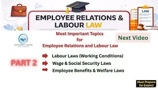 Labour Law Most Important Topics | Wage, Social Security & Welfare Laws