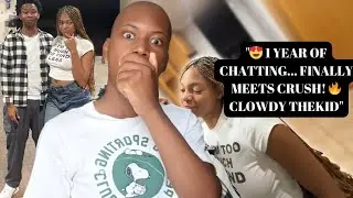 1 YEAR OF CHATTING... FINALLY MEETS CRUSH! 🔥 Clowdy TheKid's LDCrush Meetup REACTION