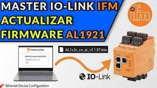 🔵✅UPDATE FIRMWARE MASTER IO-LINK **AL1921**