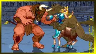 MINOTAUR BOSS vs DORA THE CENTAUR - HIGH LEVEL MUGEN GAMEPLAY #mugen #ikemengo #extras