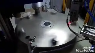 FIVE STATION SERVO INDEXING MACHINE WITH SPIN WELDING