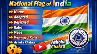 National FLAG of India 🇮🇳 | Complete List with Explanation | GK for #Exams & #Students #NationalFlag
