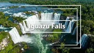 [Free Drone Footage] Stunning waterfall Iguazu Falls Aerial View &ndash; No Copyright