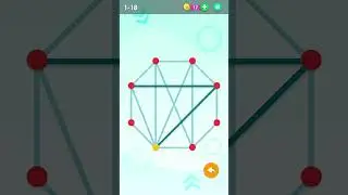 Smart puzzles One line game (Sample) Level 18 #shorts #ytshorts #YouTubeshorts