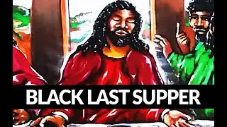 Creating The Black Last Supper | Painting Timelapse